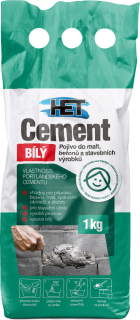 Het cement bílý pro přípravu malt a betonů 1 kg
