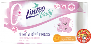 Linteo Baby Vlhčené ubrousky s měsíčkem 72ks