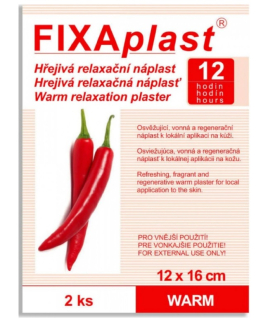 FIXAplast Hřejivá relax. náplast Warm 12 x 16 cm 2