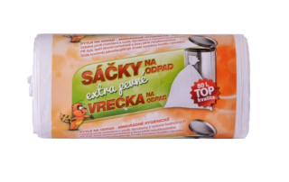 Vipor HDPE extra pevné 80 l 10 µm 40 ks bílé