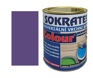 SOKRATES Colour 0360 fialová pololesk 0,7 kg