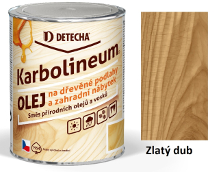 Detecha Karbolineum olej - Zlatý dub 0,6 kg