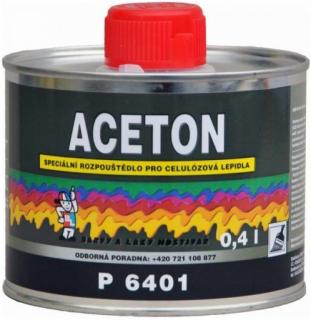 Barvy a laky Hostivař ACETON P6401 0,4 L