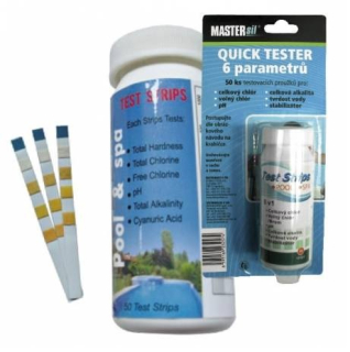Mastersil QUICK TESTER - PAPÍRKY 6 PARAMETRŮ