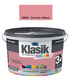 Het Klasik color 4kg 0808 červený cihlový