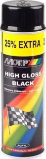 Motip High Gloss Black černý lesklý akrylový lak 5