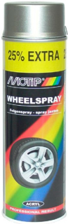 Motip lak na disky kol stříbrný 04007 500 ml