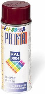 PRIMA sprej 400 ml RAL 3004 červená purpurová lesk