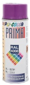 PRIMA sprej 400 ml RAL 4008 fialová signální lesk