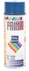 PRIMA sprej 400 ml RAL 5010 modrá enziánová lesklá