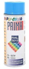 PRIMA sprej 400 ml RAL 5015 modrá nebeská lesklá