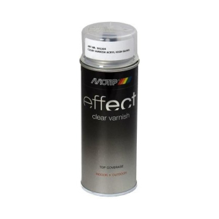 Motip Effect clear varnish akrylový lak lesk 400ml