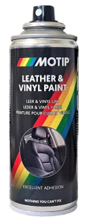 Motip Barva na kůži a koženku černá 200 ml