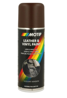 MOTIP barva na kůži & vinyl ve spreji RAL 8017 Hnědá 200 ml