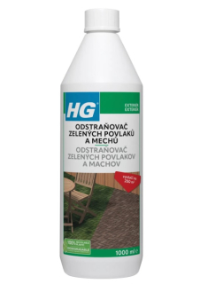HG odstraňovač zelených povlaků a mechů 1l