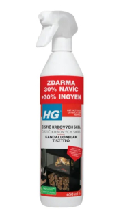 HG čistič skleněných dvířek krbů a kamen, 650ml
