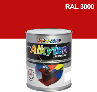 Alkyton hladký lesklý RAL 3000 ohnivě červen 0,25l
