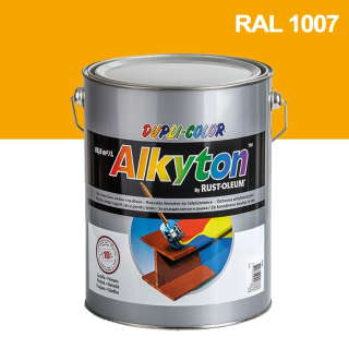 Alkyton hladký lesklý RAL 1007 žlutá narcis 0,75 l