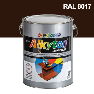 Alkyton hladký lesklý RAL 8017 tmavě hnědá 0,75 l