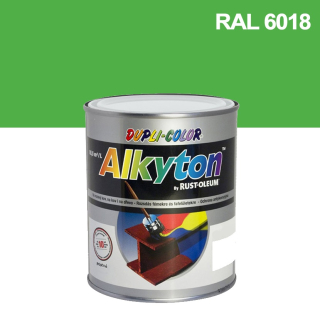 Alkyton hladký lesklý RAL 6018 zelenožlutá 0,75 l