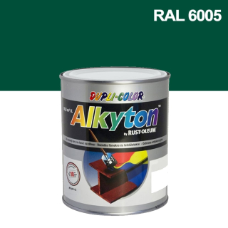 Alkyton hladký polomat RAL 6005 mech. zelená 0,75l