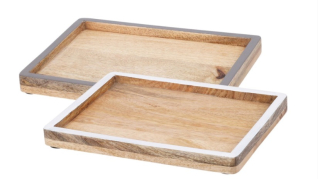 Tác dřevo 230x25x175 mm, přírodní
