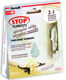 Ceresit STOP VLHKOSTI absorpční sáčky komfortní vanilka (2x50g)