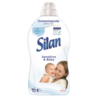 Silan aviváž Sensitive & Baby 64 praní 1408 ml