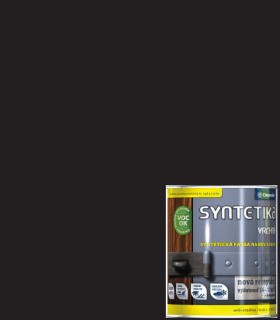 Chemolak syntetická univerzální vrchní barva S2013 1999 černá 0,6l