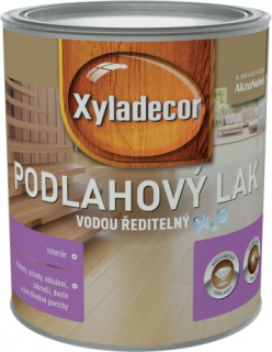 XYLADECOR podlahový lak H2O 0,75l lesk