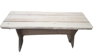 DZ-SERVICE Zahradní stůl z masivu – velký ZNM-010, bez povrchové úpravy