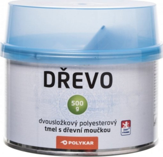 Polykar Dřevo dvousložkový tmel na dřevo, brousitelný, 500 g