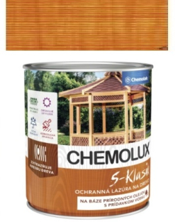 Chemolak Chemolux S-Klasik S-1040 4 l červený smrk