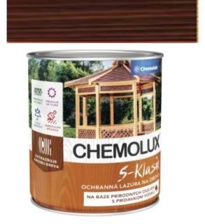 Chemolak Chemolux S-Klasik 4 l tmavý palisandr