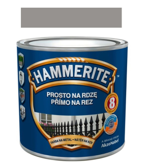 Akzo Nobel Hammerite přímo na rez 0,25L hladký světle šedý