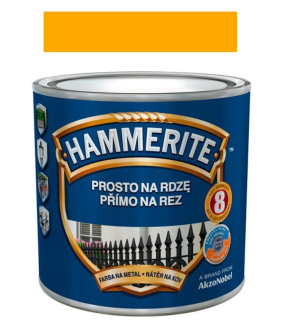 Akzo Nobel Hammerite na rez, hladký žlutý 0,25l