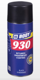 HB BODY 930 Ochrana podvozku na bázi asfaltu a kaučuku 400 ml