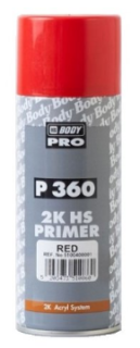 HB Body P360 Plnič ve spreji - 400ml - červený