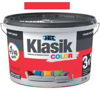 HET Klasik COLOR červený 7+1 kg