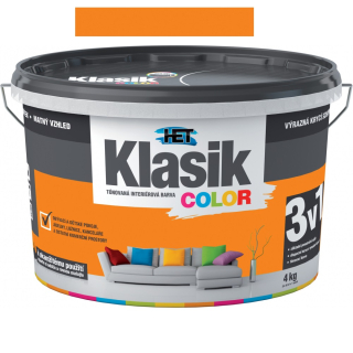 Het Klasik Color - KC 747 oranž pomerančový 4 kg