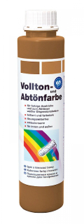 Pufas Vollton und Abtönfarbe Topasbraun 250 ml