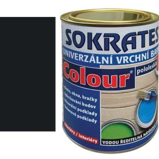 SOKRATES Colour 0199 černá pololesk- 0,7 kg