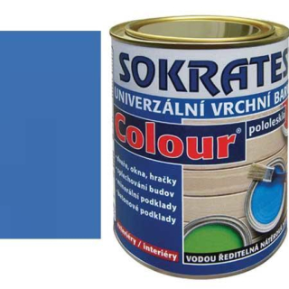 SOKRATES Colour 0440 modrá pololesk- 0,7 kg