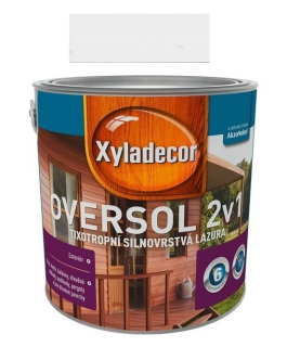 Xyladecor Oversol 2v1 0,75l bílá krycí