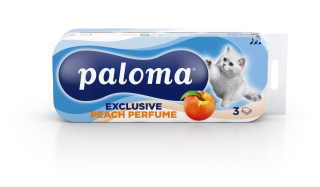 Paloma Toaletní papír Exclusive Soft 3vrstvý 10ks Peach Perfume