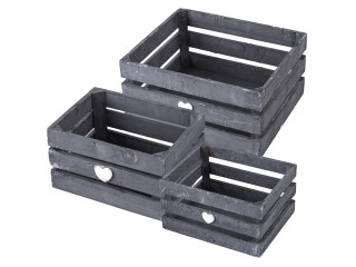 Set bedýnek dřevo, tmavě modrá