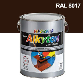 Alkyton hladký lesklý RAL 8017 tmavě hnědá 0,75 l